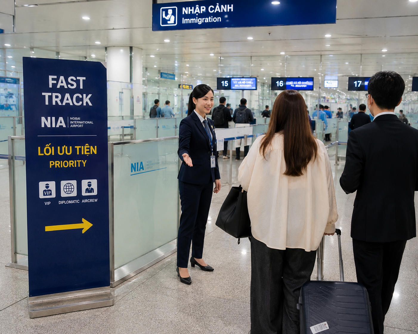 하노이 국제공항 VIP 패스트 트랙 (입국/출국 단독 의전 서비스)